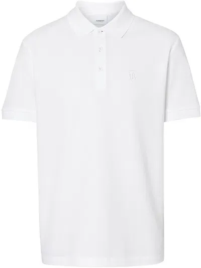 Burberry Short-sleeved Polo In White