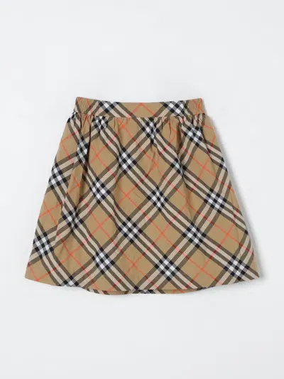 Burberry Skirt  Kids Color Beige