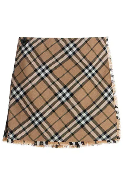 Burberry Skirts In Beige