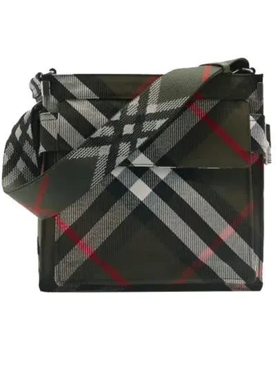 Burberry Small Trench Tote Bags In Black