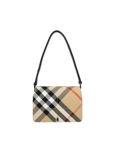 Burberry Snip Checked Foldover In Multi