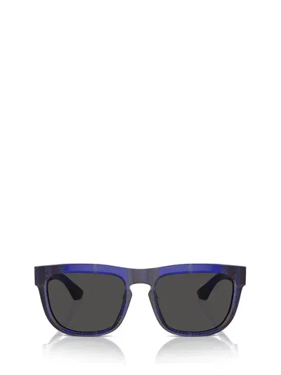 Burberry Sunglasses In Check Blue