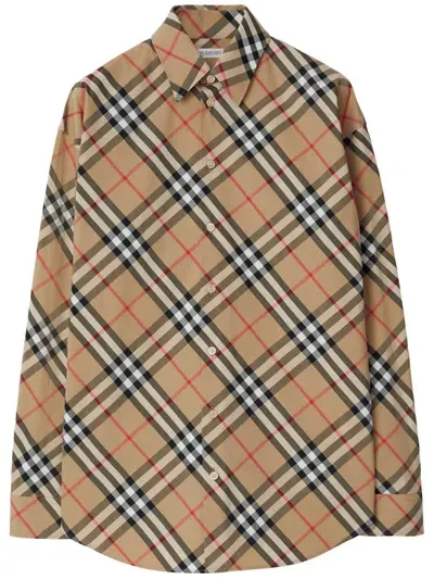 Burberry Sweaters In Sand