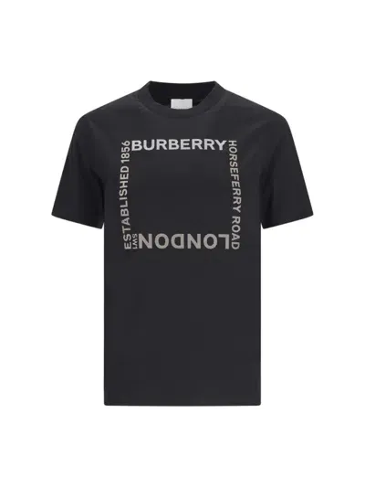 Burberry T-shirt In Black