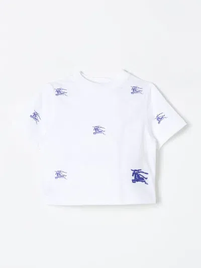 Burberry Babies' T-shirt  Kinder Farbe Weiss