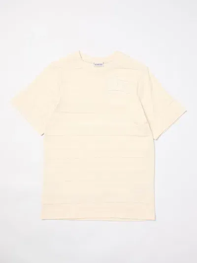 Burberry T-shirt  Kids Color White In Weiss