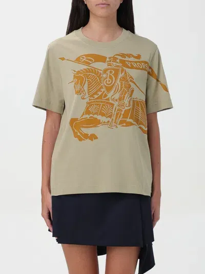 Burberry T-shirt  Woman Color Ocher In 赭色