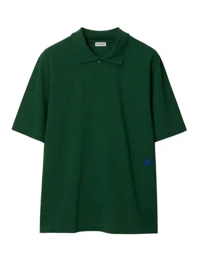 Burberry T-shirt In Dark Green