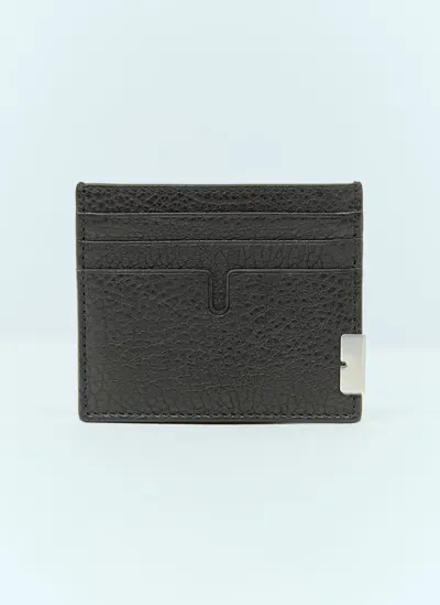 Burberry Tall B Cut Cardholder In Black