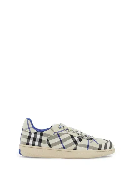 Burberry Terrace Check Sneakers Men In Multicolor