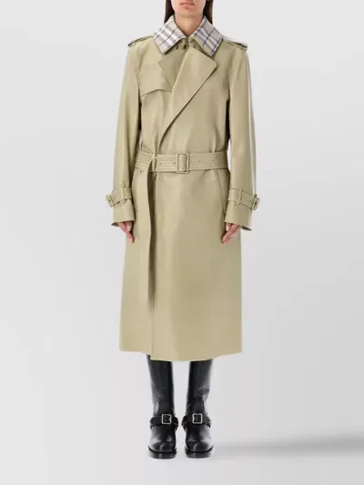 Burberry Belted In Neutrals