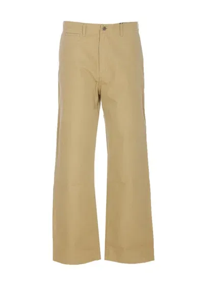 Burberry Trousers In Green