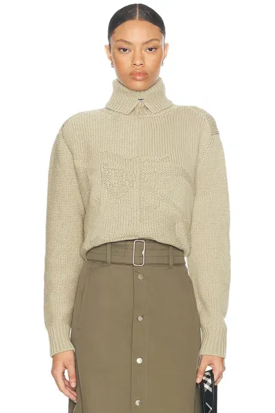 Burberry Turtleneck Sweater In Hunter