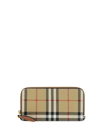 Burberry Wallet In Beige