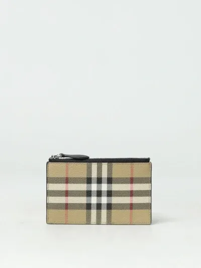 Burberry Wallet  Men Color Beige