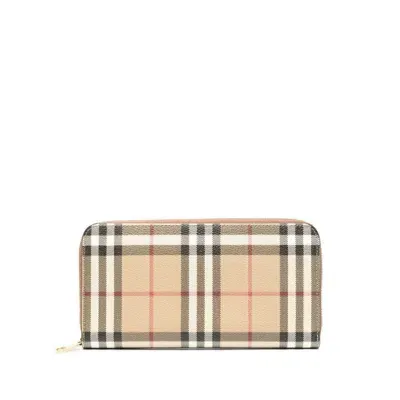 Burberry Wallet In Beige