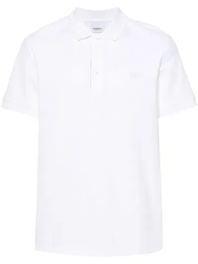 Burberry White Polo Eddie