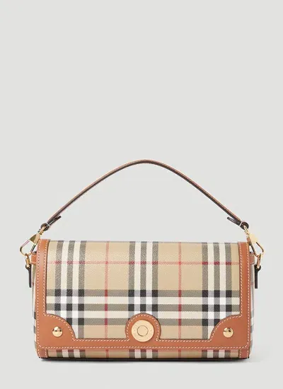 Burberry Note Handbag In Brown