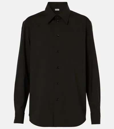 Burberry Wool-blend Shirt In Green