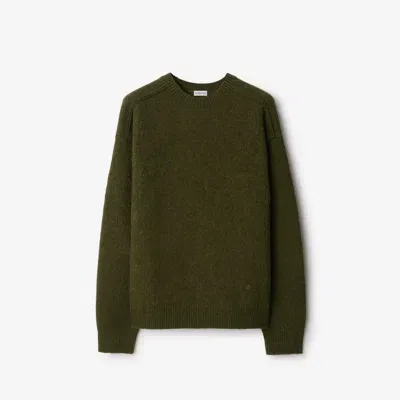 Burberry Wool Cashmere Blend Sweater In Glen