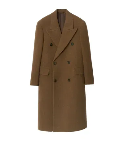 Burberry Wool Double-breasted Coat In Tor