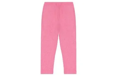 Busy Bees Babies'  Leggings Pink Ribbed Knit