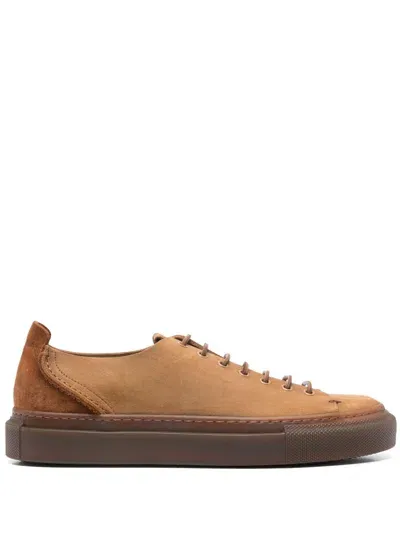 Buttero Suede Sneakers In Brown