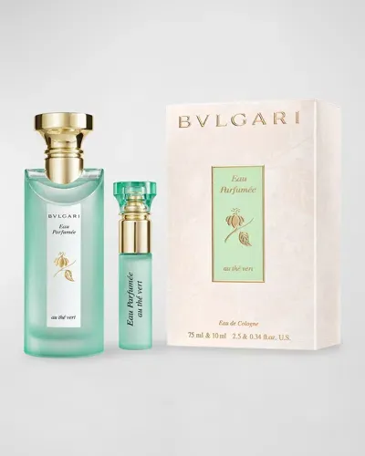 Bvlgari Eau Parfumee Au The Vert Eau De Cologne Gift Set In White