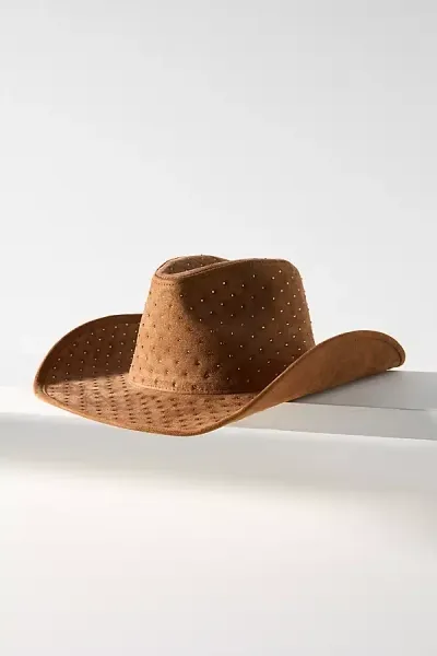 By Anthropologie Sparkle Rancher Hat In Brown