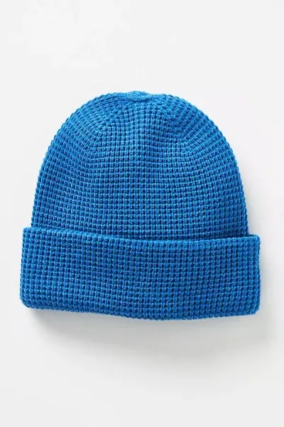 By Anthropologie Waffle-knit Beanie In Blue