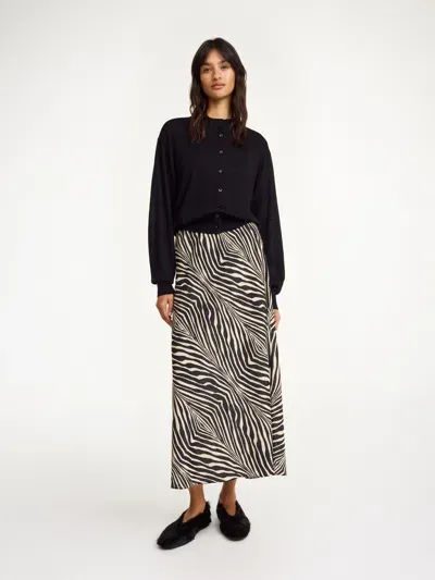 By Malene Birger Boshan Maxi Skirt In Zebra