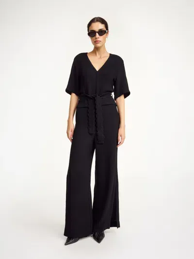 By Malene Birger Campione Wide-leg Trousers In Black