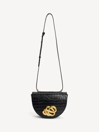 By Malene Birger Cebella Leather Shoulder Bag In Black