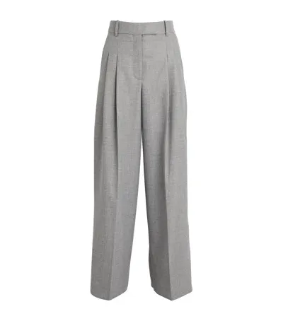 By Malene Birger Cymbaria Wide-leg Trousers In Grey