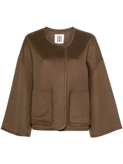 By Malene Birger Jacquie Wool Jacket In Brown