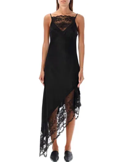 By Malene Birger Lace Insert Laynee Dress In Black