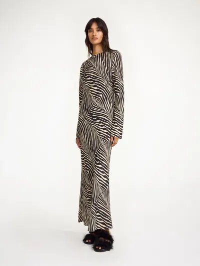 By Malene Birger Parise Maxi Dress In Zebra