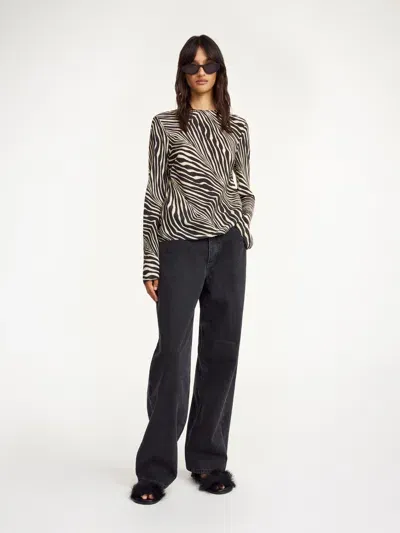 By Malene Birger Pricilla Top In Zebra