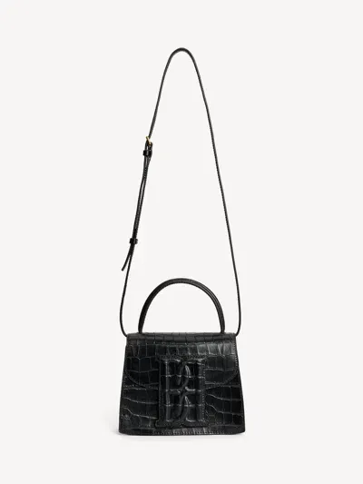 By Malene Birger Ramil Leather Shoulder Bag In Black