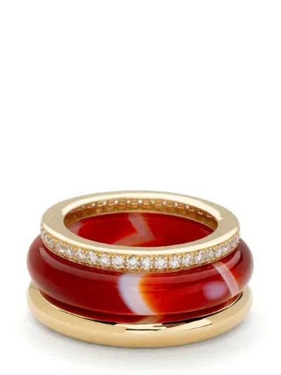 By Pariah Classic Stack Ring In Rot