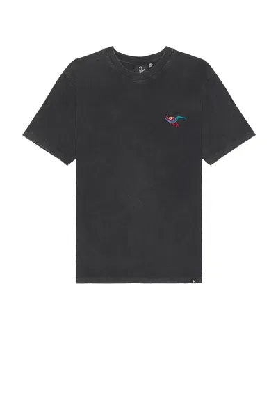 By Parra Duck Attack T-shirt In Washed Black