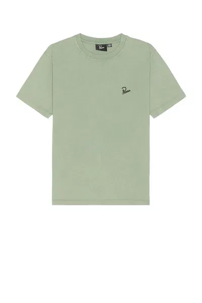 By Parra Signature T-shirt In Sage Green