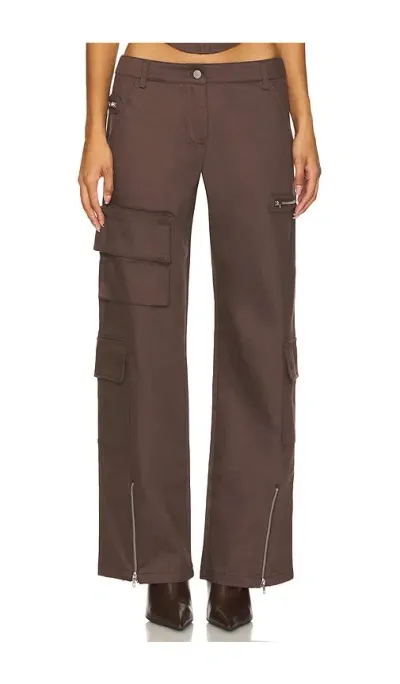 By.dyln Lucious Pants In Brown