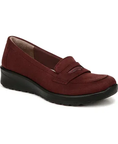 Bzees Gamma Washable Slip Ons In California Wine Microfiber