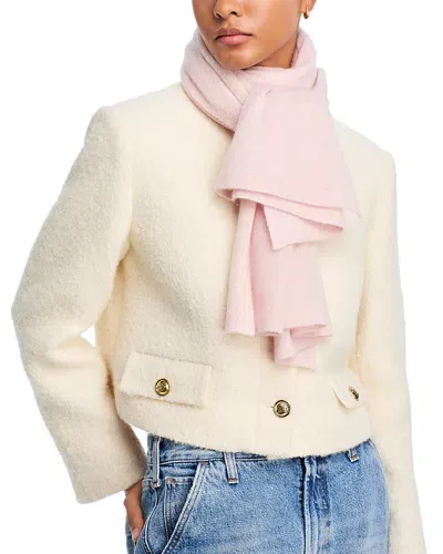 C By Bloomingdale's Cashmere Oversized Knit Scarf - Exclusive In Light Pink