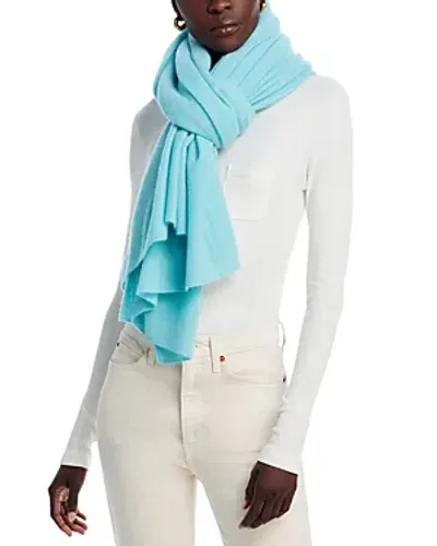 C By Bloomingdale's Cashmere Travel Wrap - Exclusive In Lake