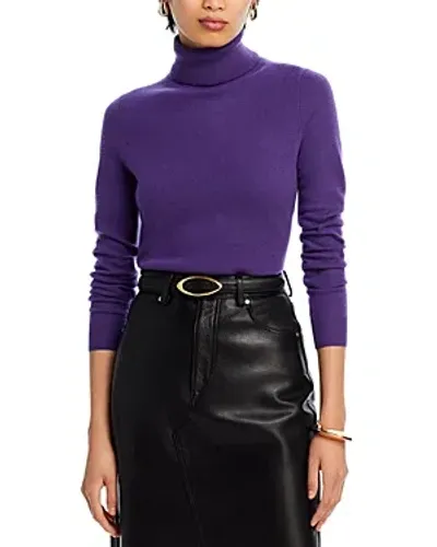 C By Bloomingdale's Cashmere Turtleneck Sweater - Exclusive In Blackberry