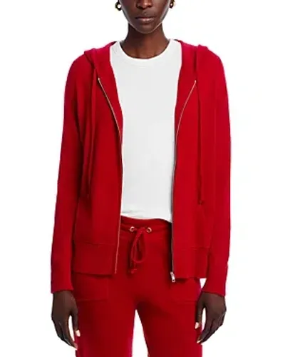 C By Bloomingdale's Cashmere Zip Hoodie - Exclusive In Brick