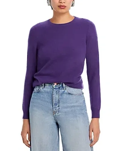 C By Bloomingdale's Cashmere C By Bloomingdale's Crewneck Cashmere Sweater - Exclusive In Blackberry