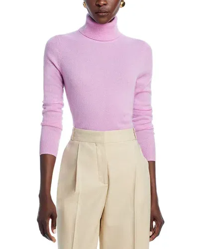 C By Bloomingdale's Cashmere Turtleneck Sweater - Exclusive In Rose Quartz